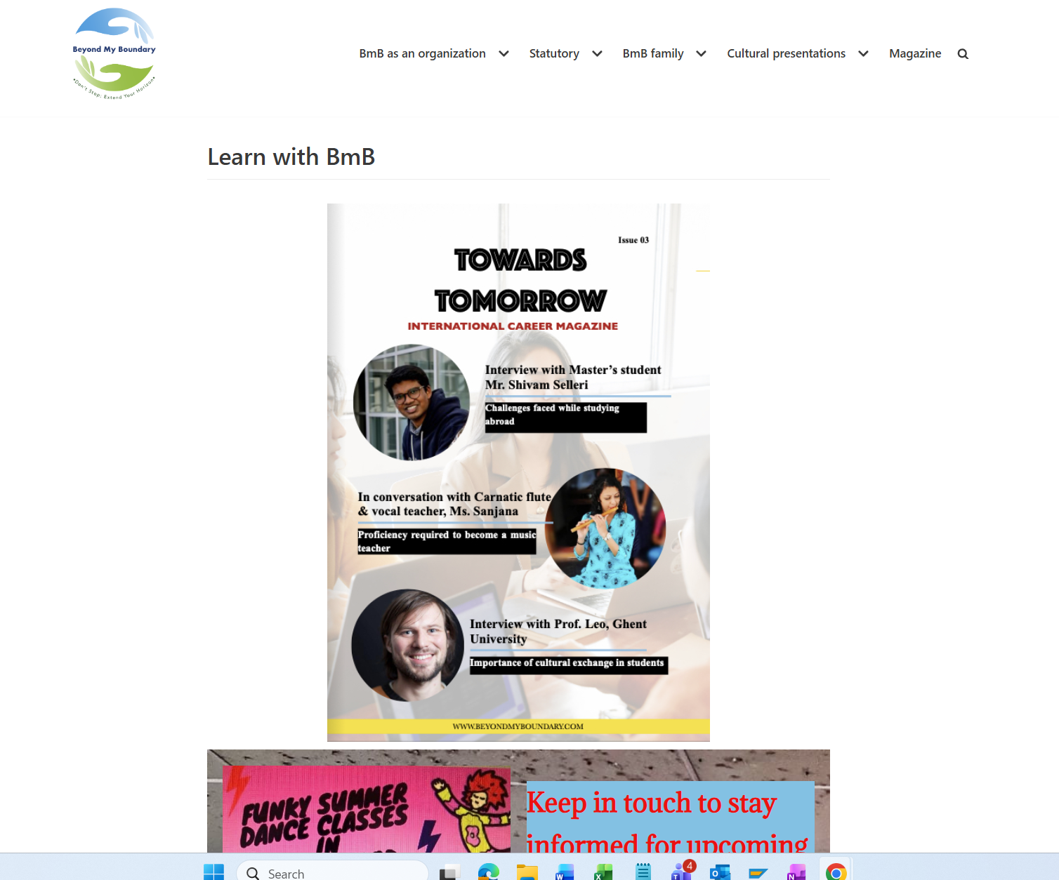 Towards Tomorrow Issue 03